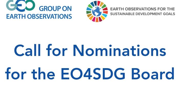 Call for Nominations for the EO4SDG Board